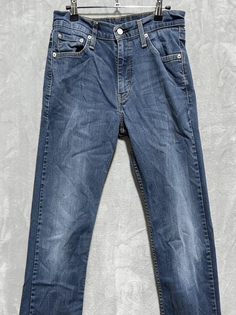 Levi’s 513 Slim Straight Jeans Men 30x30 Blue Denim Medium Wash Mid Rise Outdoor